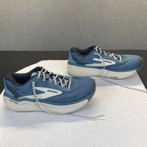 Brooks Ghost Max  Citadel Coconut Biscuit Women Road Running Shoes US 8.5 Blue